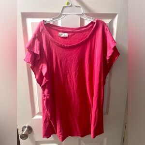 Maurice Coral Blouse Size 1